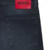 Slim fit-jeans i mörkblå stretchdenim Slim fit-jeans i mörkblå stretchdenim
