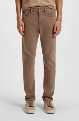 Slim fit-jeans i supermjuk stretchdenim