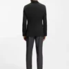 Slim fit-kavaj i nyull och silke Slim fit-kavaj i nyull och silke