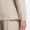 Slim fit-kavaj i seersucker av ullblandning
