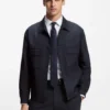 Slim fit-kavaj i skrynkelfri twill Slim fit-kavaj i skrynkelfri twill