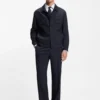 Slim fit-kavaj i skrynkelfri twill Slim fit-kavaj i skrynkelfri twill