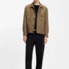 Slim fit-kavaj i skrynkelfri twill Slim fit-kavaj i skrynkelfri twill