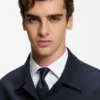 Slim fit-kavaj i skrynkelfri twill Slim fit-kavaj i skrynkelfri twill