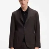 Slim fit-kavaj i Tech Linen