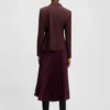 Slim fit-kavaj i twill av nyull Slim fit-kavaj i twill av nyull