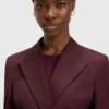 Slim fit-kavaj i twill av nyull Slim fit-kavaj i twill av nyull
