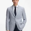 Slim fit-kavaj med hundtandsmönster Slim fit-kavaj med hundtandsmönster