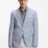 Slim fit-kavaj med hundtandsmönster Slim fit-kavaj med hundtandsmönster