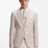 Slim fit-kavaj med hundtandsmönster Slim fit-kavaj med hundtandsmönster