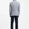 Slim fit-kavaj med hundtandsmönster Slim fit-kavaj med hundtandsmönster