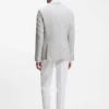 Slim fit-kavaj med hundtandsmönster Slim fit-kavaj med hundtandsmönster