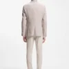 Slim fit-kavaj med hundtandsmönster Slim fit-kavaj med hundtandsmönster