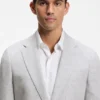 Slim fit-kavaj med hundtandsmönster Slim fit-kavaj med hundtandsmönster