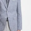 Slim fit-kavaj med hundtandsmönster Slim fit-kavaj med hundtandsmönster