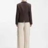 Slim fit-kavaj med sneda insnitt