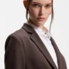 Slim fit-kavaj med sneda insnitt