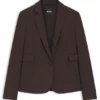 Slim fit-kavaj med sneda insnitt