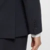 Slim fit-kostym med mikromönster i stretchtyg