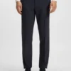 Slim fit-kostym med mikromönster i stretchtyg
