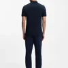 Slim fit-polotröja i stretchbomull med logotyp