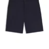 Slim-fit-shorts i merceriserad stretchbomull Slim-fit-shorts i merceriserad stretchbomull