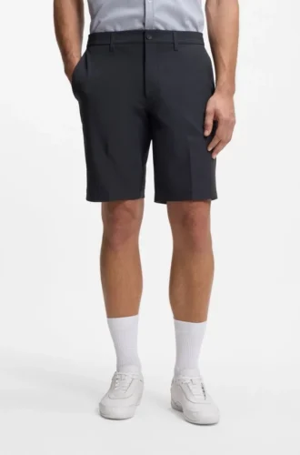 Slim fit-shorts i vattenavvisande stretchtyg