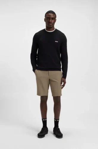 Slim fit-shorts i vattenavvisande stretchtyg