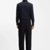 Slim fit-skjorta i funktionsstretch-jacquard