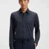 Slim fit-skjorta i italienskt tyg med funktionsstretch Slim fit-skjorta i italienskt tyg med funktionsstretch