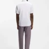 Slim fit-skjorta i stretchlinne