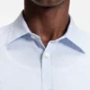 Slim fit-skjorta med blommönster i stretchlinne