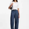 Slim-fit T-shirt i bomull, modal och silke