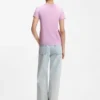 Slim fit-T-shirt i bomullsjersey med Double B-monogram
