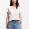 Slim fit-T-shirt i bomullsjersey med logotyp
