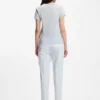 Slim fit-T-shirt i bomullsjersey med logotyp