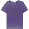 Slim fit-T-shirt med strasslogotyp i stretchbomull
