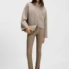 Slingback-pumps i polerat läder