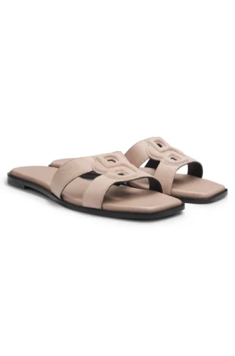 Slip-ons i mocka med broderat Double B-monogram