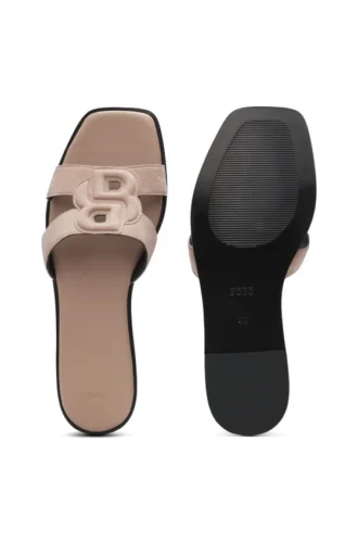 Slip-ons i mocka med broderat Double B-monogram