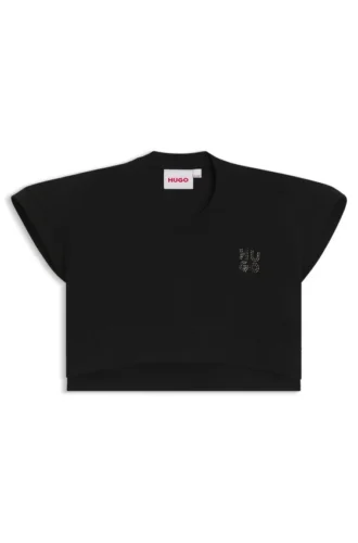 Sömlös T-shirt för barn i interlockbomull