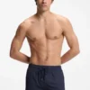 Snabbtorkande badshorts i stretchseersucker