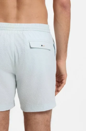Snabbtorkande badshorts i stretchseersucker