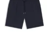 Snabbtorkande badshorts i stretchseersucker