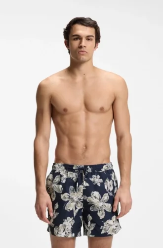 Snabbtorkande badshorts med heltryck