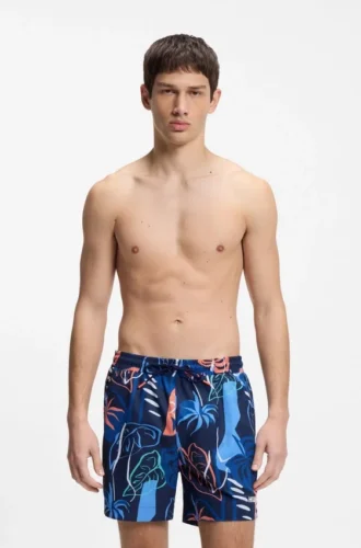 Snabbtorkande badshorts med heltryck