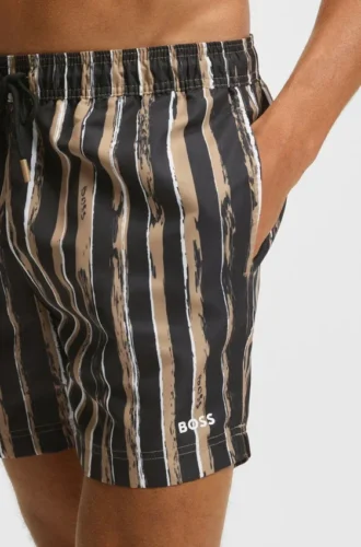 Snabbtorkande badshorts med heltryck
