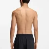 Snabbtorkande badshorts med tryckt staplat logo