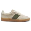 Sneakers i läder och mocka