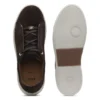 Sneakers i mocka med dold kilklack